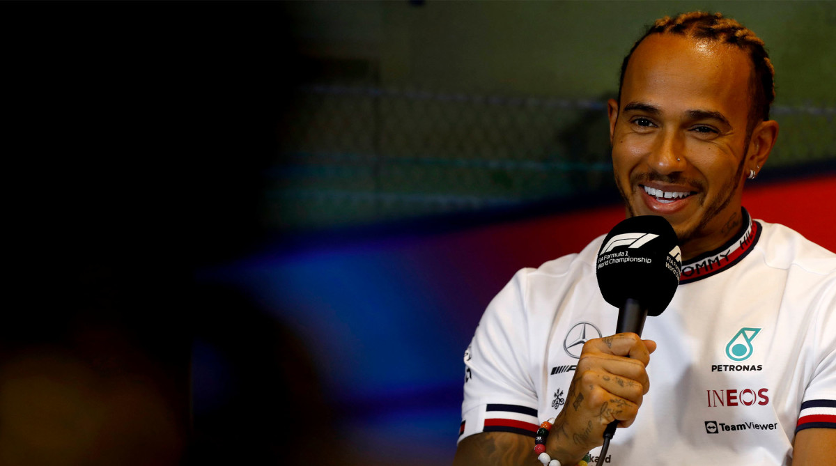 Lewis Hamilton, F1 Grand Prix of Azerbaijan at Baku City Circuit on June 10, 2022